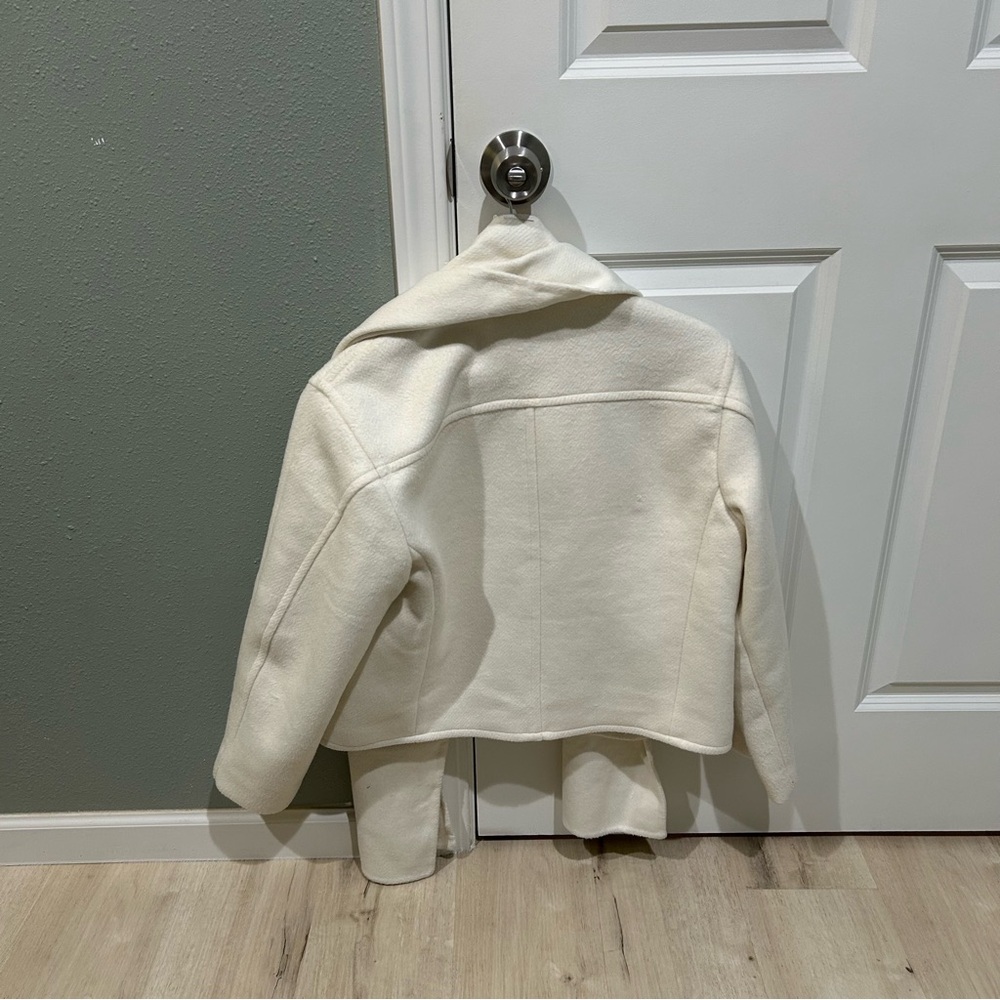 Abercrombie Removable Scarf Double-Cloth Wool-Blend Jacket - Picture 3 of 3